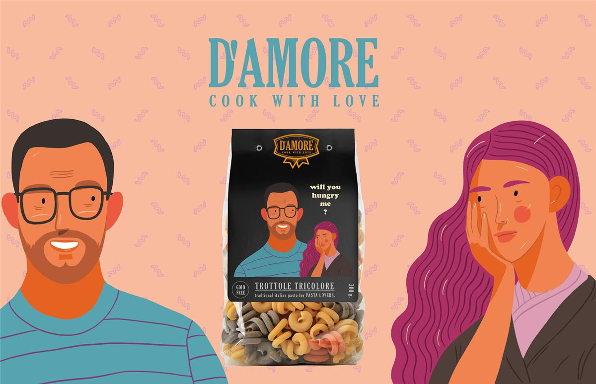 面條包裝創(chuàng)意圖片插畫營造氛圍(圖3) 面條包裝創(chuàng)意圖片插畫營造氛圍(圖3)