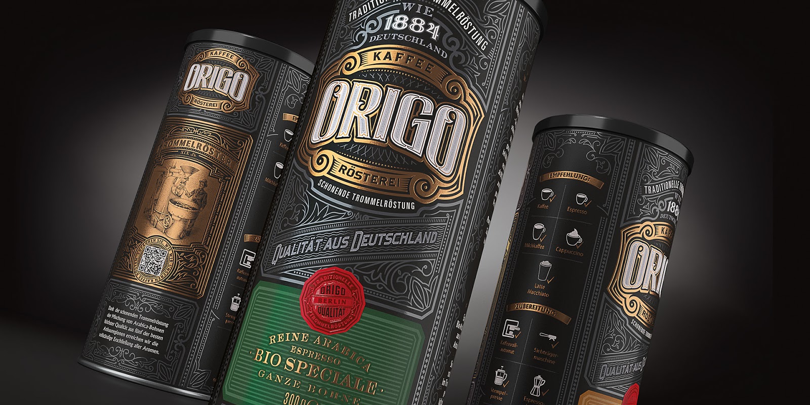 咖啡包裝設(shè)計華麗的美(圖1)