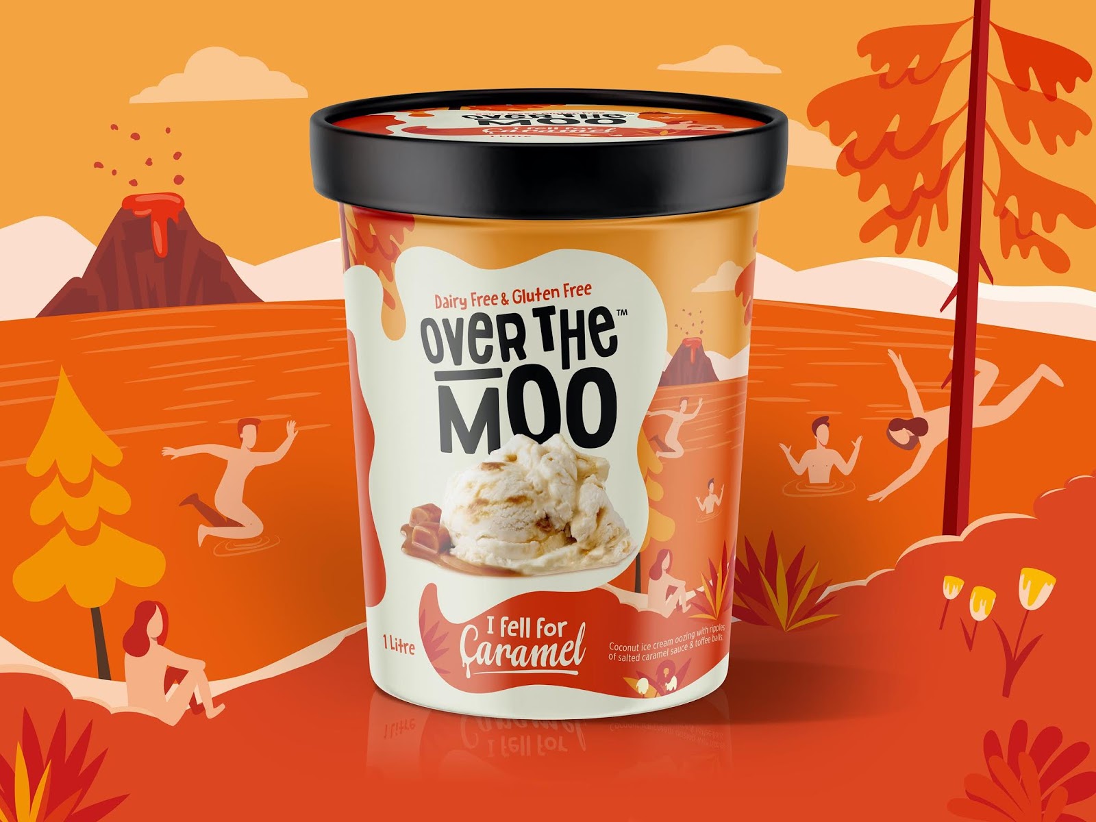 無糖無脂冰淇淋包裝設(shè)計(jì)(圖1)