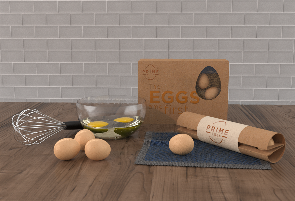 雞蛋包裝設(shè)計(jì)原生態(tài)(圖1)