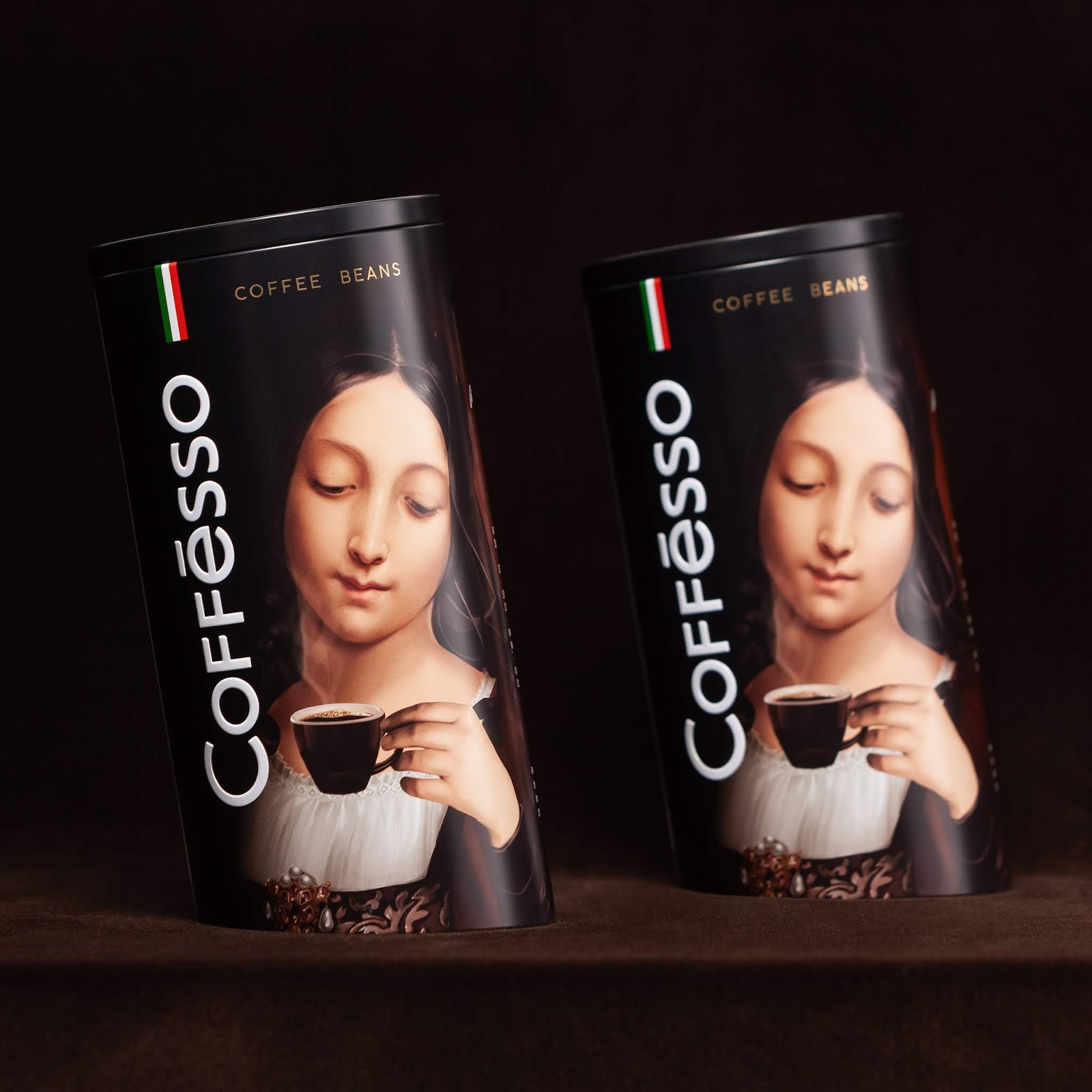 咖啡飲料包裝設(shè)計(jì)文藝復(fù)古(圖1)