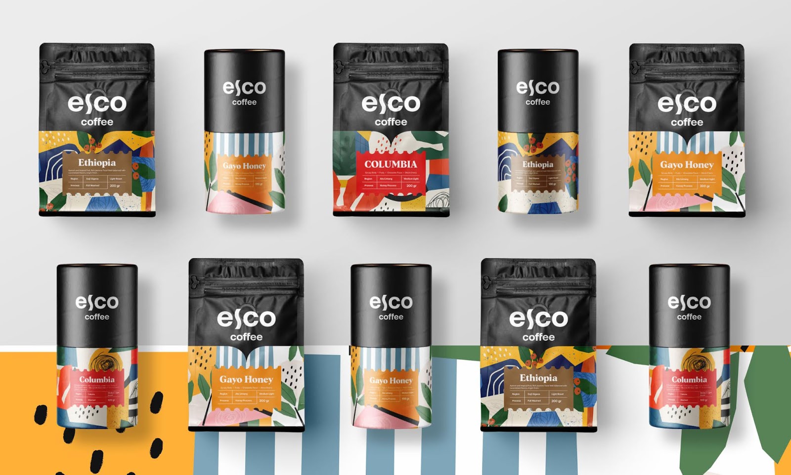 咖啡飲料包裝設(shè)計(jì)色彩豐富好識(shí)別(圖2) 咖啡飲料包裝設(shè)計(jì)色彩豐富好識(shí)別(圖2)