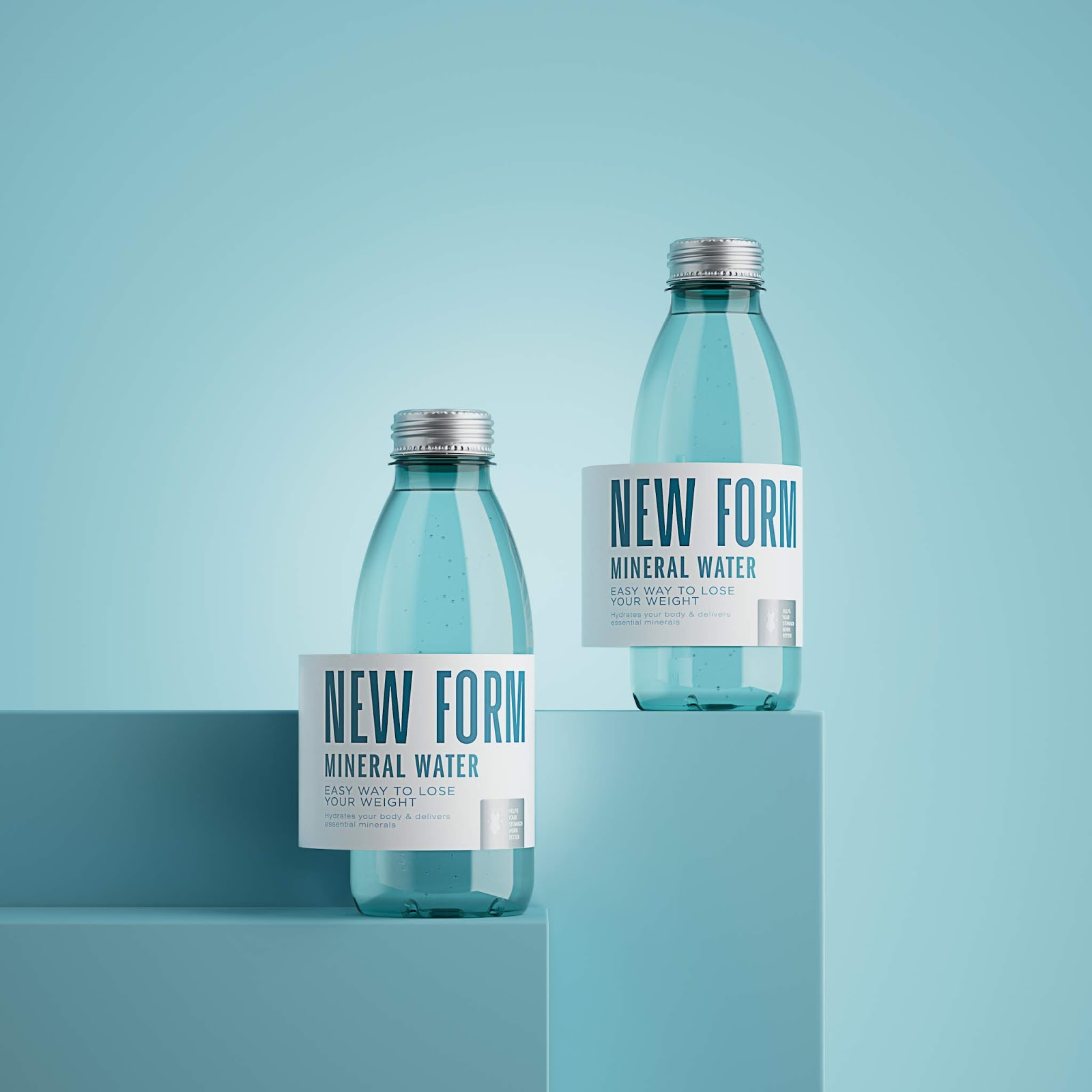 濟寧水包裝設計高端簡約(圖1)