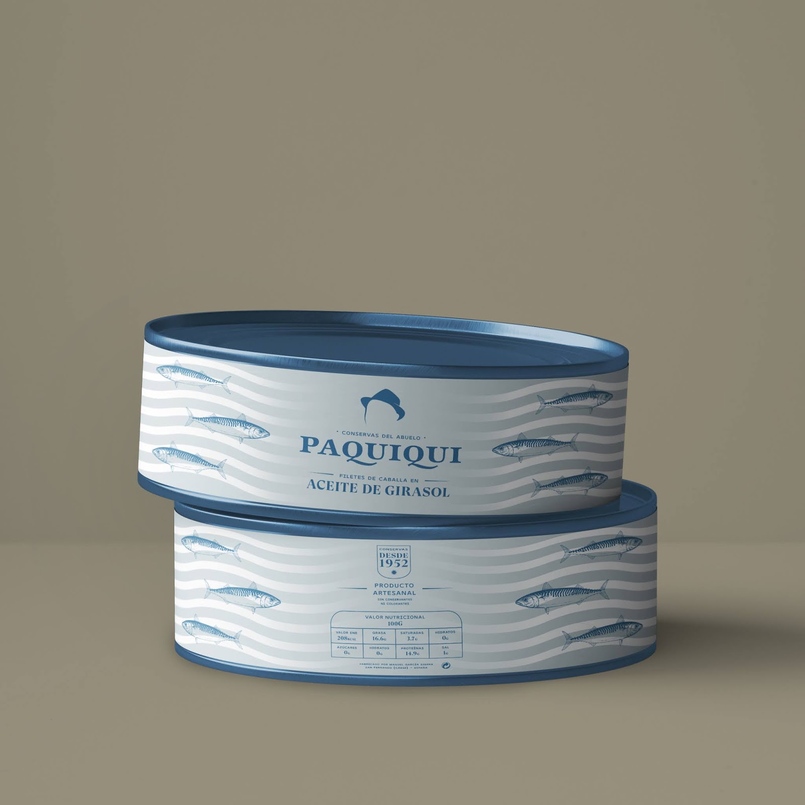 魚鯖魚橄欖油包裝設(shè)計(圖2)