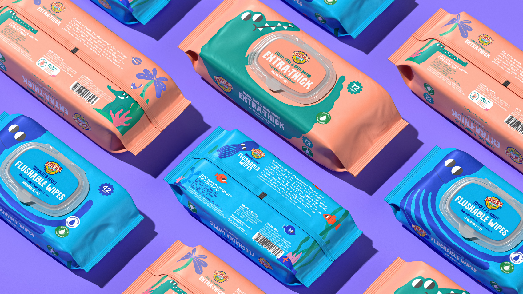 有趣的插畫風格嬰兒濕巾包裝設(shè)計這樣做(圖10)