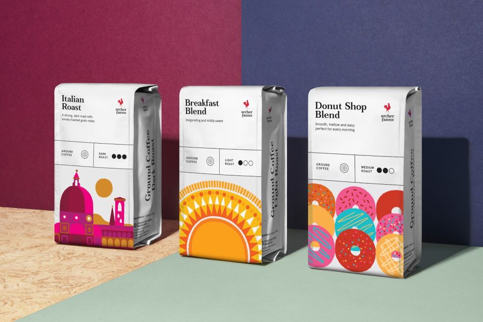 多彩咖啡包裝袋這樣設計(圖3) 多彩咖啡包裝袋這樣設計(圖3)