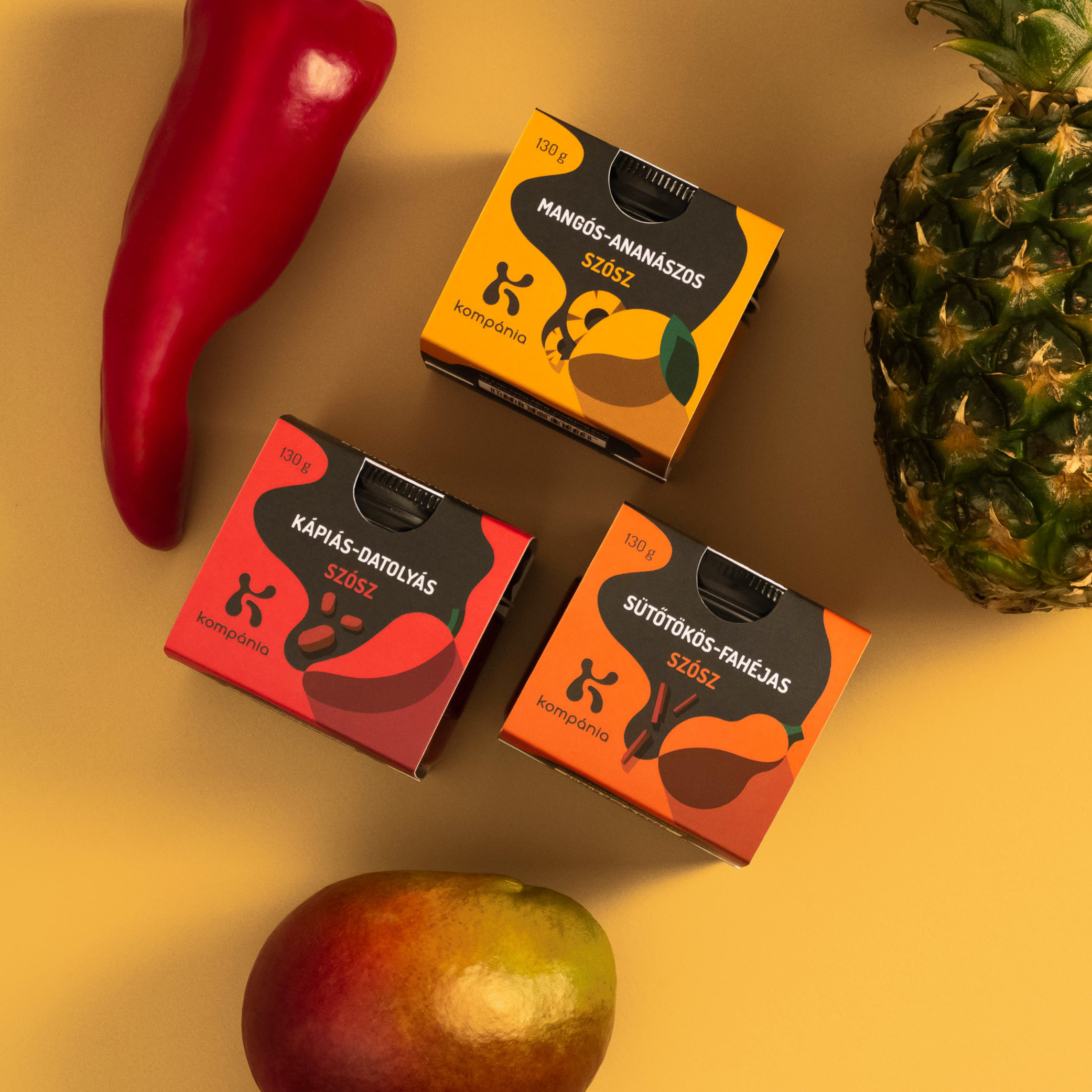 俏皮的調(diào)味醬汁包裝設計參考(圖5)