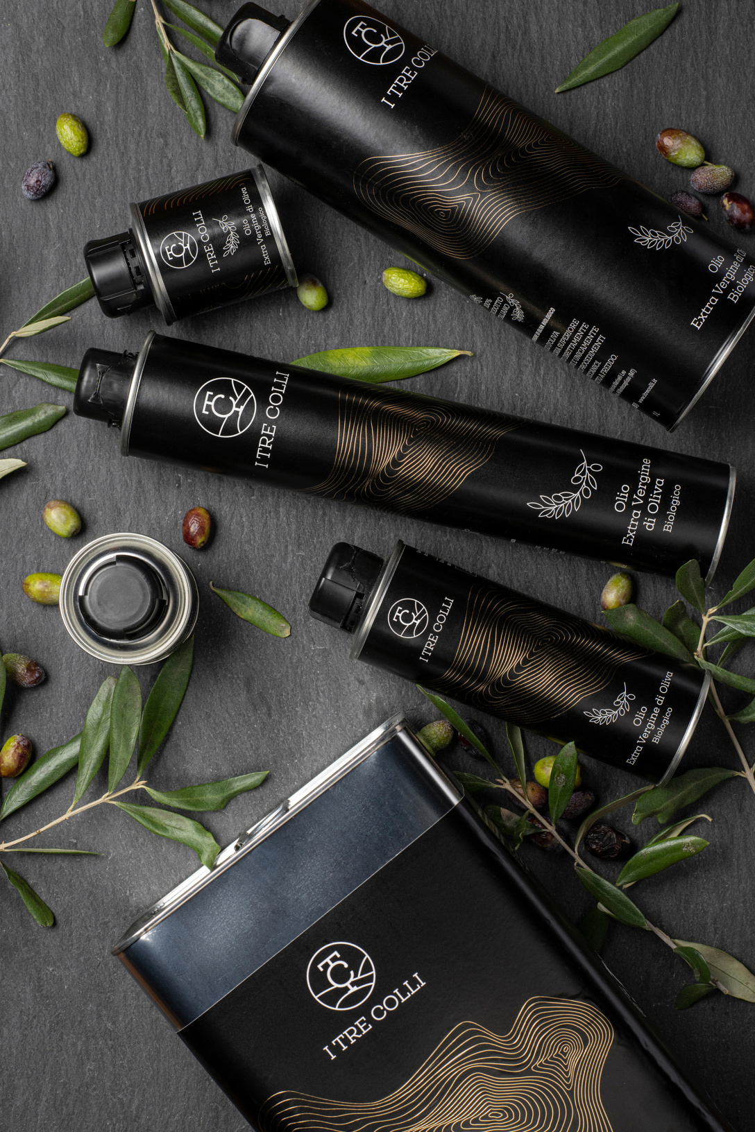 I TRE COLLI橄欖油包裝設(shè)計(jì)欣賞(圖9)