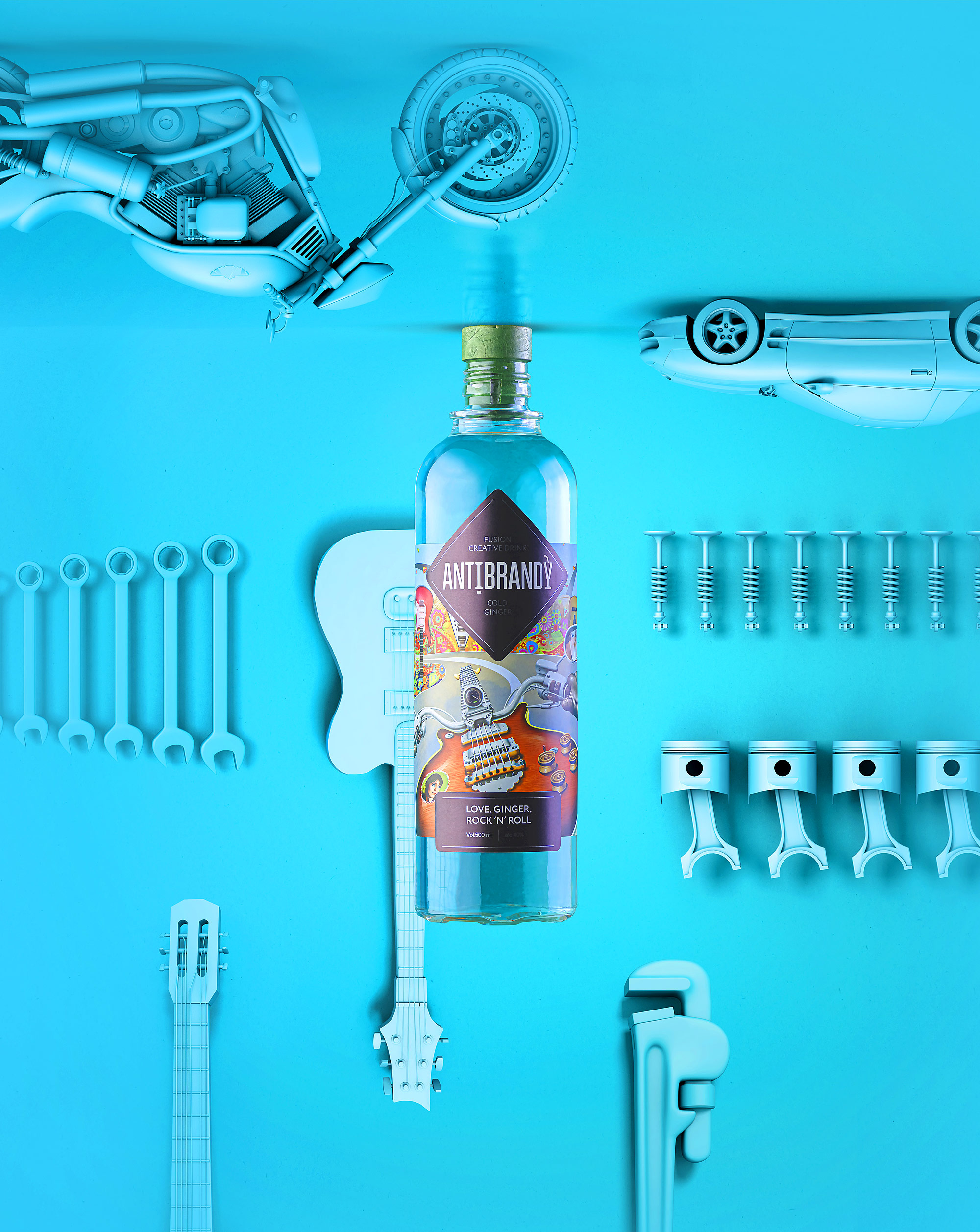 Antibrandy酒創(chuàng)意包裝設(shè)計(jì)欣賞(圖2) Antibrandy酒創(chuàng)意包裝設(shè)計(jì)欣賞(圖2)