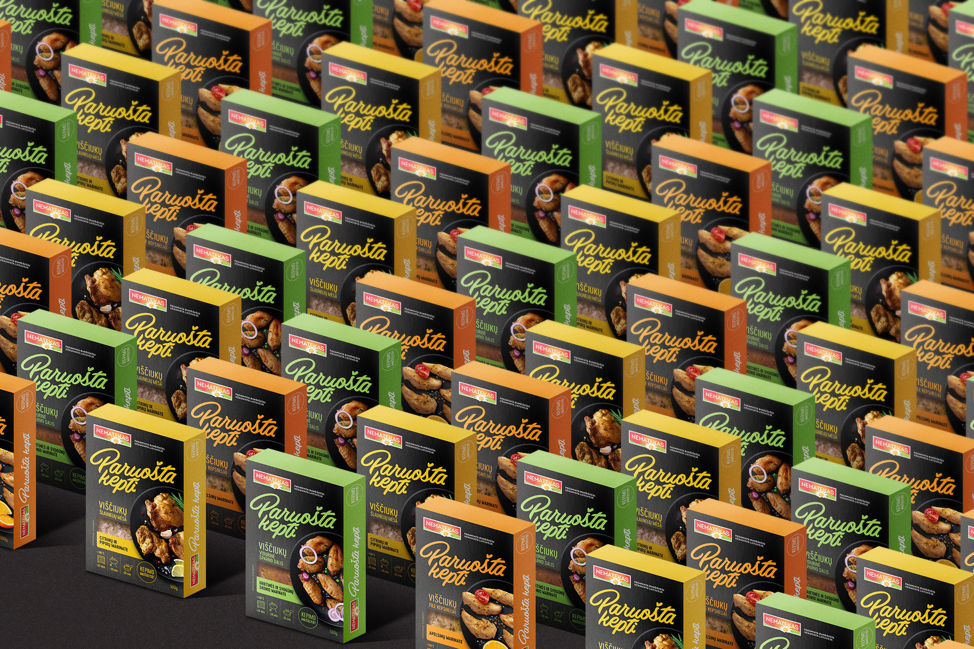 Paruo?ta Kepti即食產(chǎn)品包裝這樣設(shè)計(jì)更容易識(shí)別和區(qū)分(圖6) Paruo?ta Kepti 即食產(chǎn)品包裝這樣設(shè)計(jì)更容易識(shí)別(圖6)