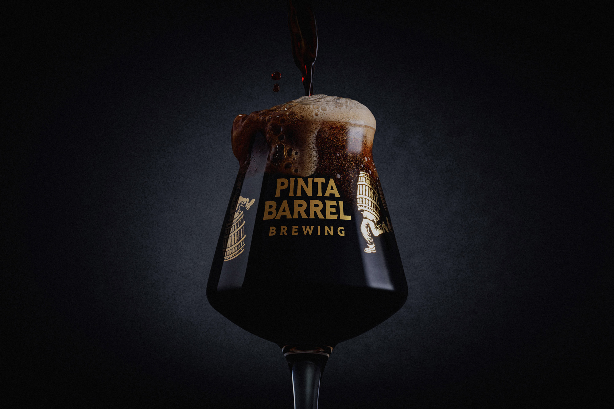 PINTA Barrel Brewing啤酒視覺識(shí)別包裝設(shè)計(jì)(圖3)