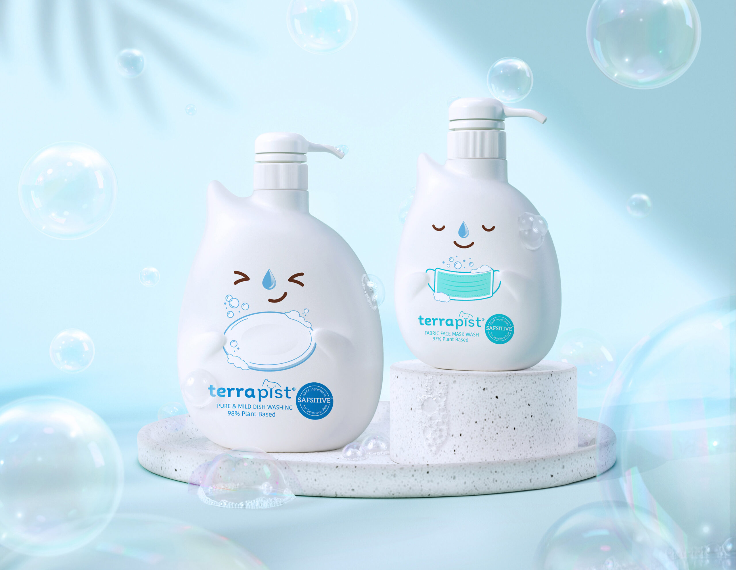 傳達快樂的感覺的清潔用品包裝設(shè)計(圖1)