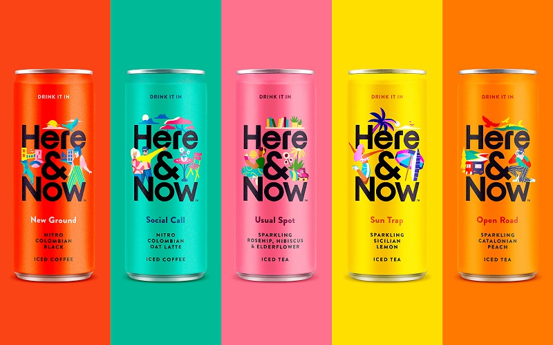 Here&Now系列冰茶和咖啡飲品創(chuàng)意包裝(圖3)
