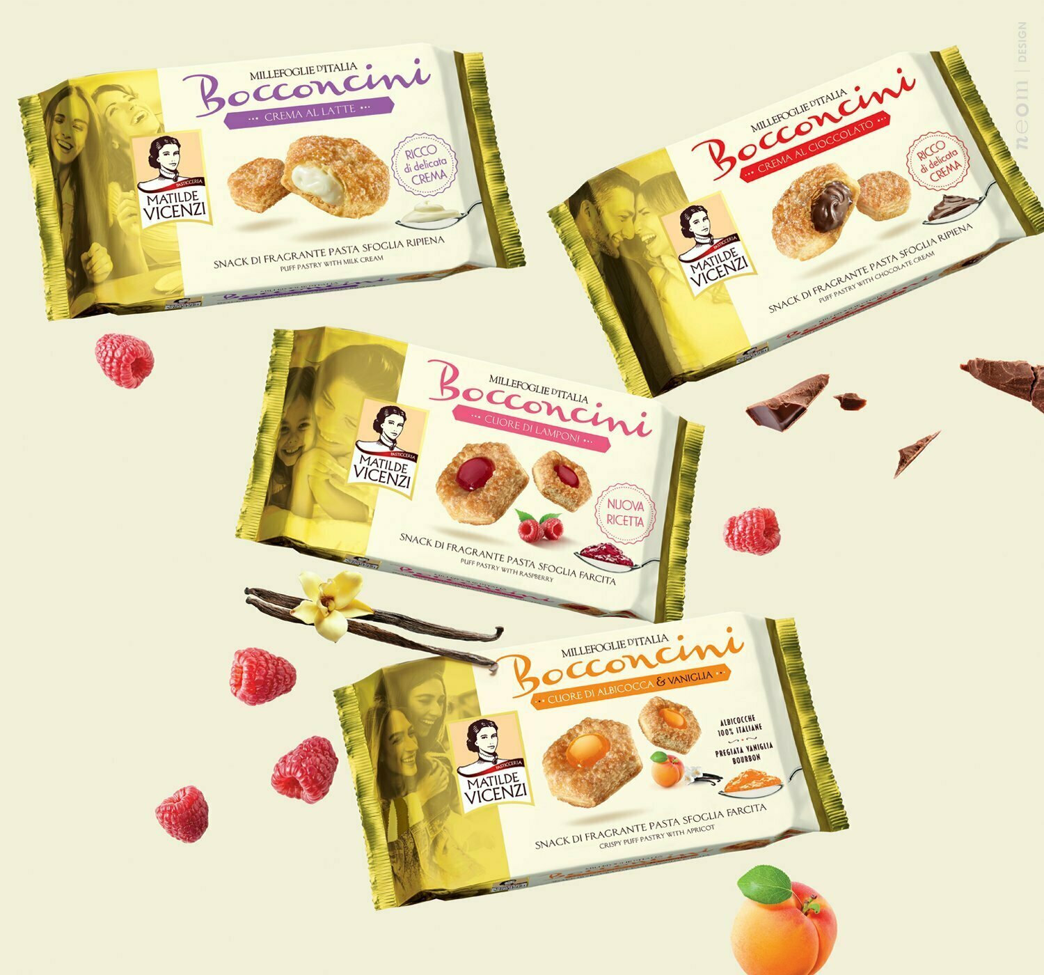 Bocconcini品牌糕點食品包裝設計(圖1) Bocconcini品牌糕點食品包裝設計(圖1)