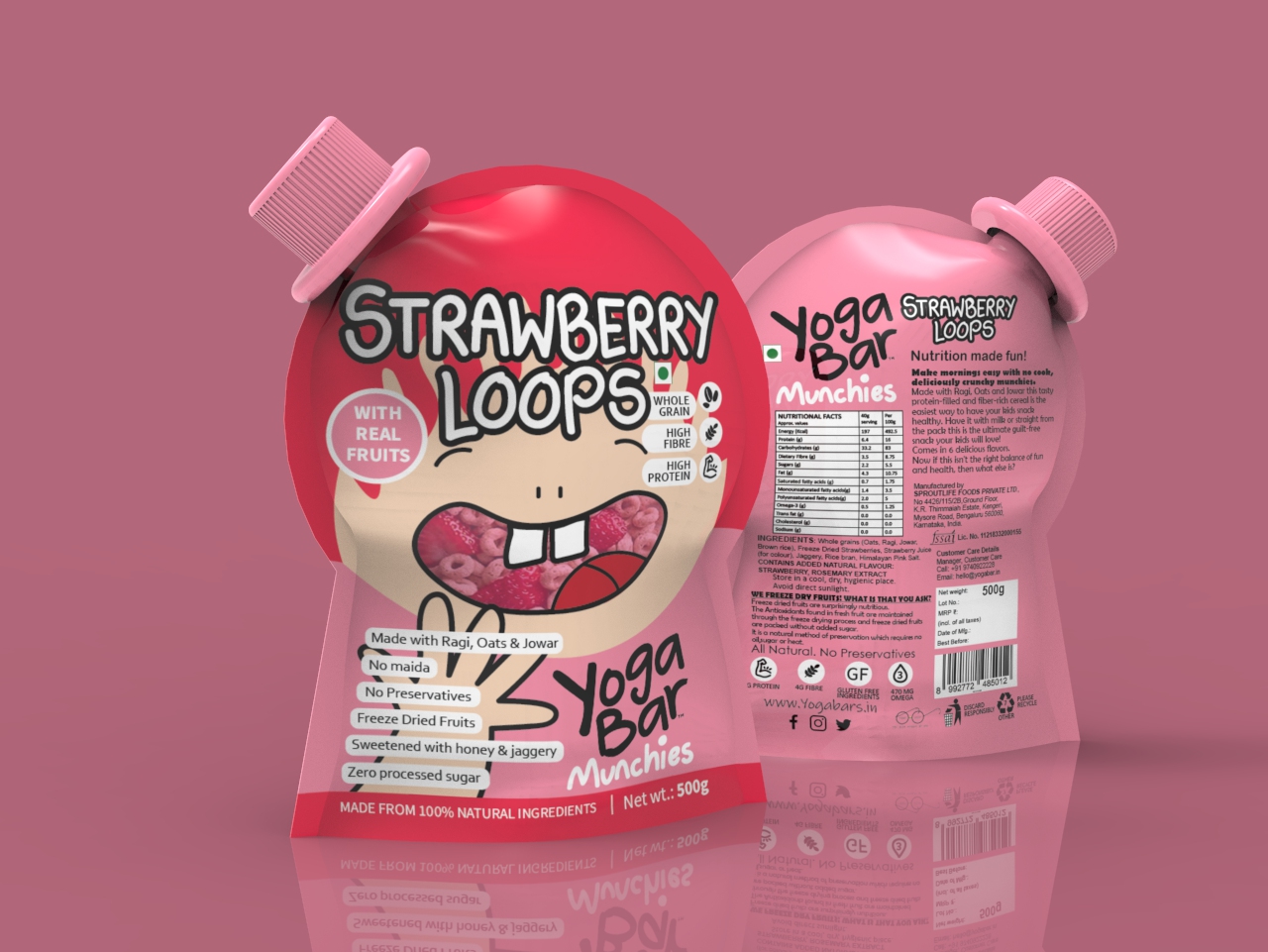 趣味兒童麥片系列包裝設計(圖2)