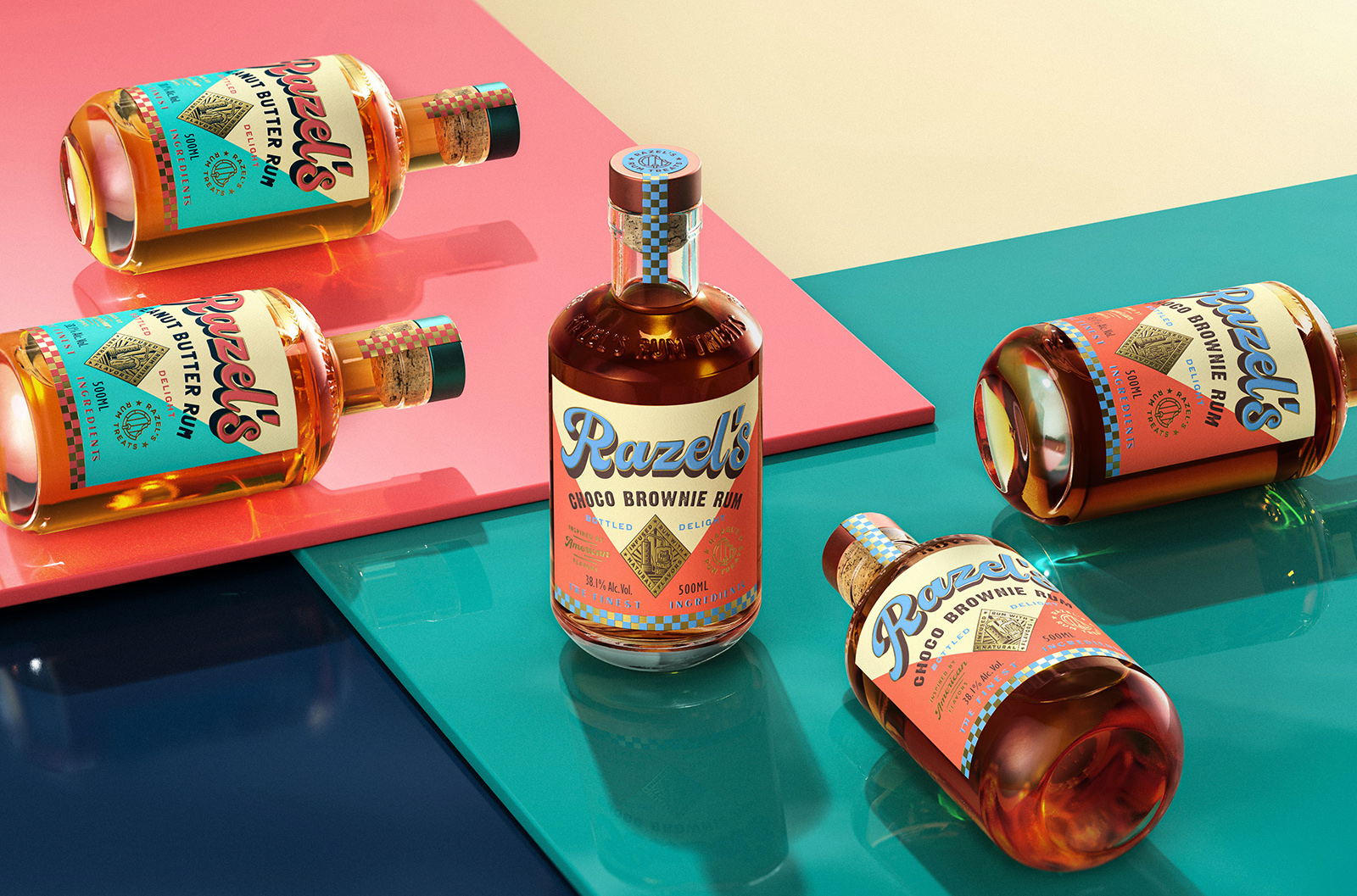 Razel朗姆酒的視覺品牌標(biāo)識和包裝設(shè)計(圖4) Razel朗姆酒的視覺品牌標(biāo)識和包裝設(shè)計(圖4)