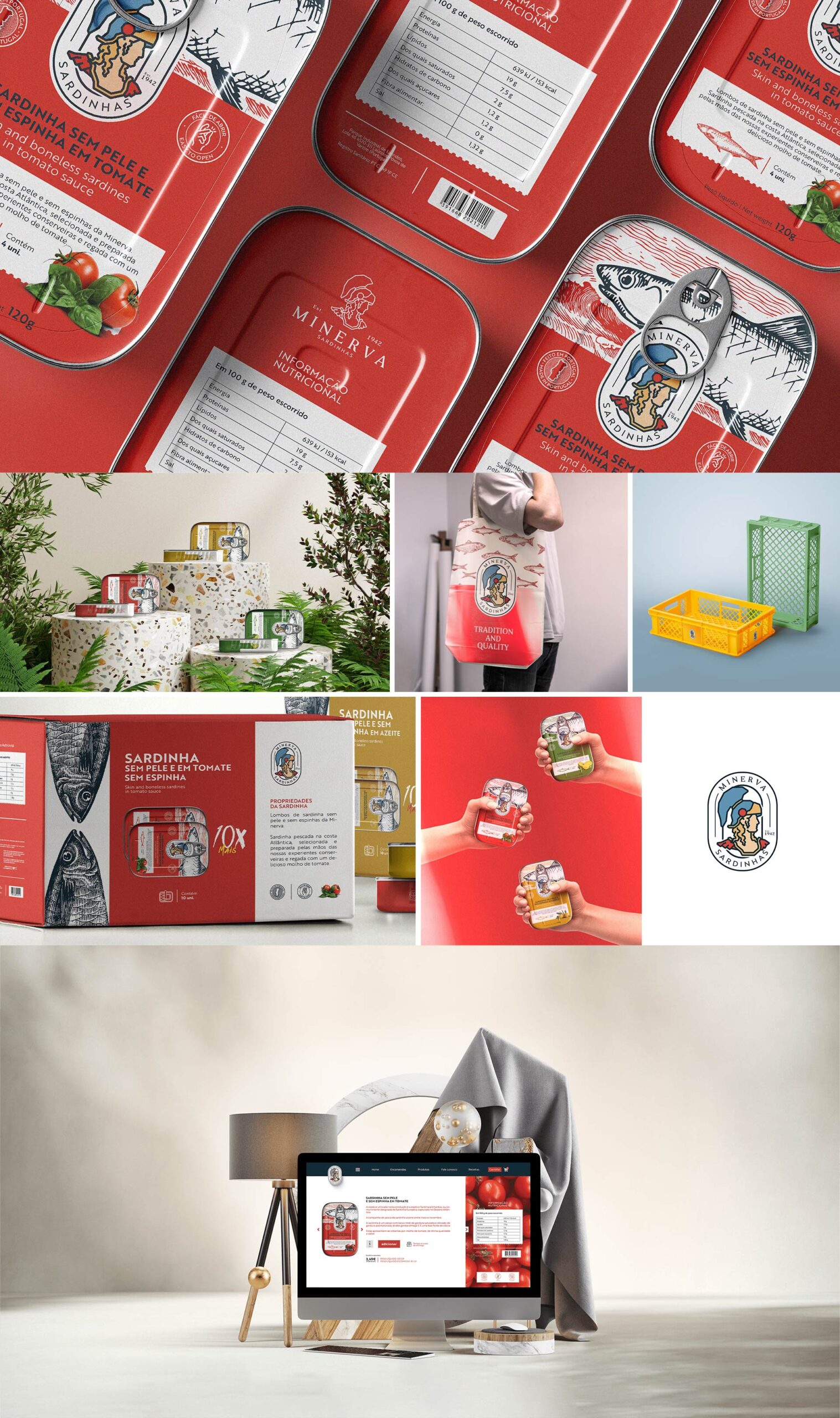 葡萄牙MINERVA魚罐頭食品包裝設(shè)計(jì)參考(圖5) 葡萄牙MINERVA魚罐頭食品包裝設(shè)計(jì)參考(圖5)
