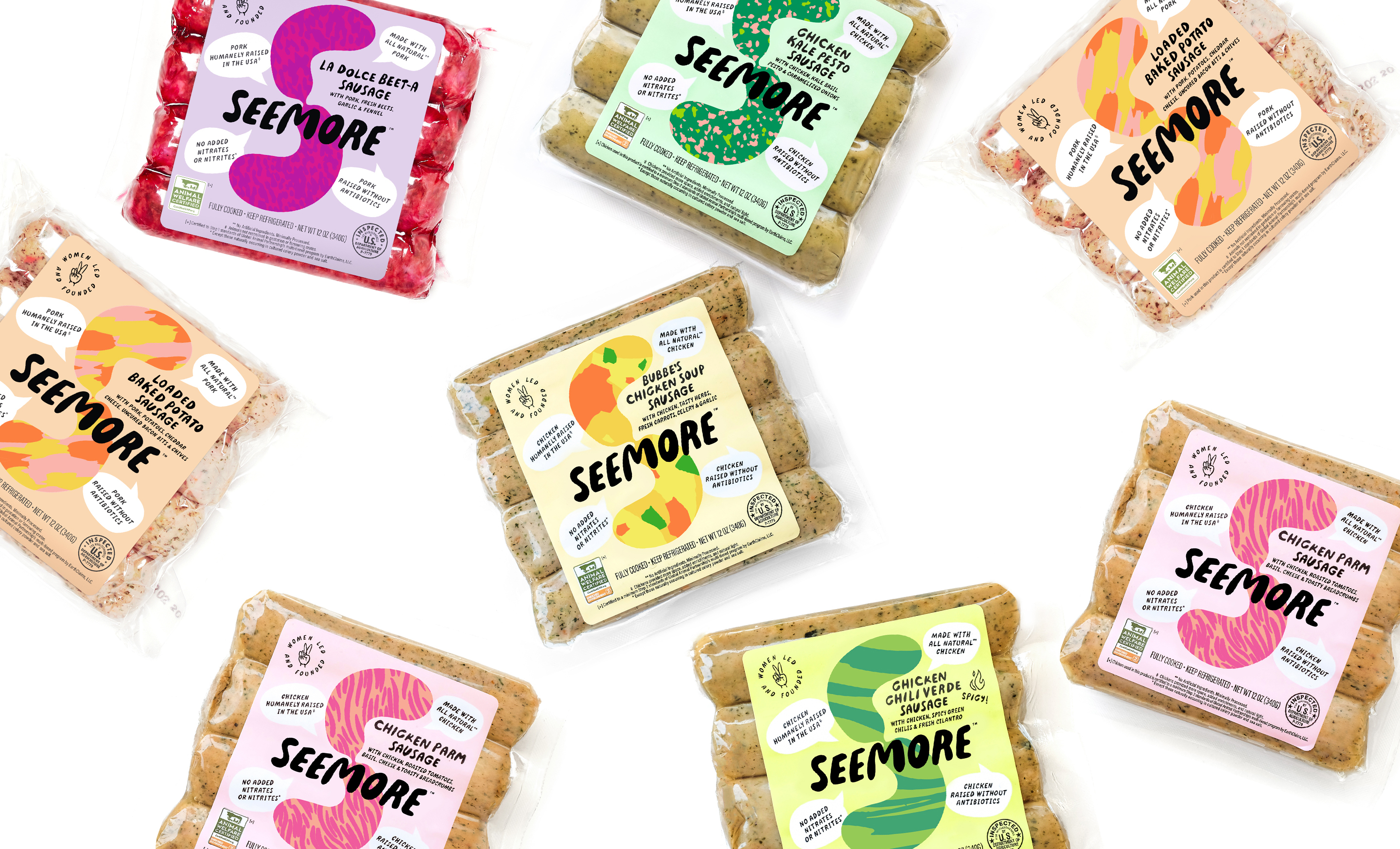 色彩豐富的香腸包裝設(shè)計欣賞(圖5)