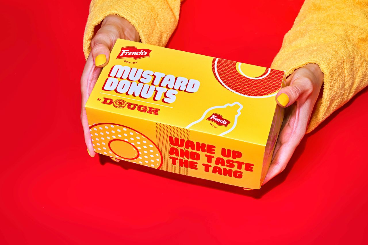 芥末甜甜圈休閑食品包裝這樣設計(圖4)
