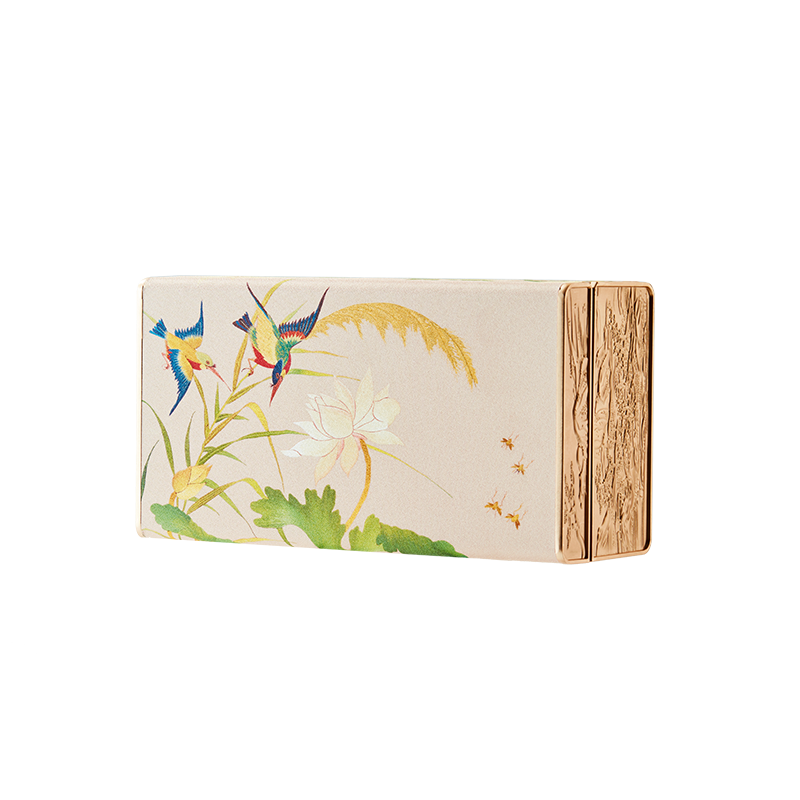 朕的心意 錦盒·舒和月餅禮盒 6餅3味 300g包裝禮盒產(chǎn)品包裝創(chuàng)意設計欣賞(圖2)