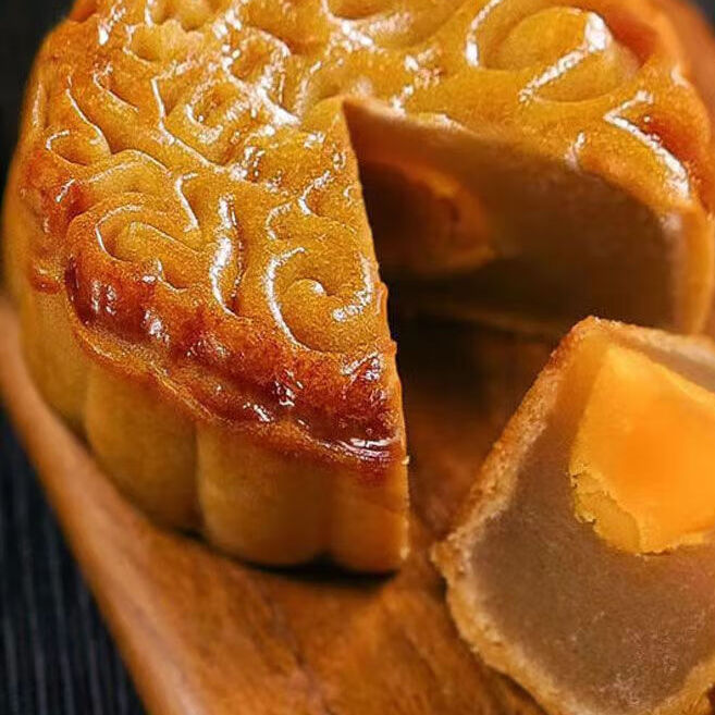 酥園康 廣式月餅 蓮蓉蛋黃味 26g*30袋包裝禮盒產(chǎn)品包裝創(chuàng)意設(shè)計(jì)欣賞(圖2)