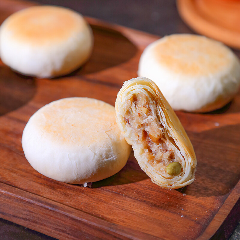 秋香 蘇式月餅 6餅4味 400g 禮盒裝包裝禮盒產(chǎn)品包裝創(chuàng)意設(shè)計(jì)欣賞(圖3)