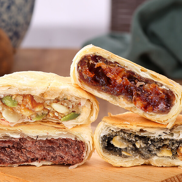 秋香 蘇式月餅 24餅4味 1.2kg 禮盒裝包裝禮盒產(chǎn)品包裝創(chuàng)意設(shè)計欣賞(圖3)