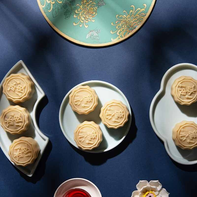 有成齋 冰皮流心月餅 8餅4味 480g*2盒 禮盒裝包裝禮盒產(chǎn)品包裝創(chuàng)意設(shè)計(jì)欣賞(圖3)