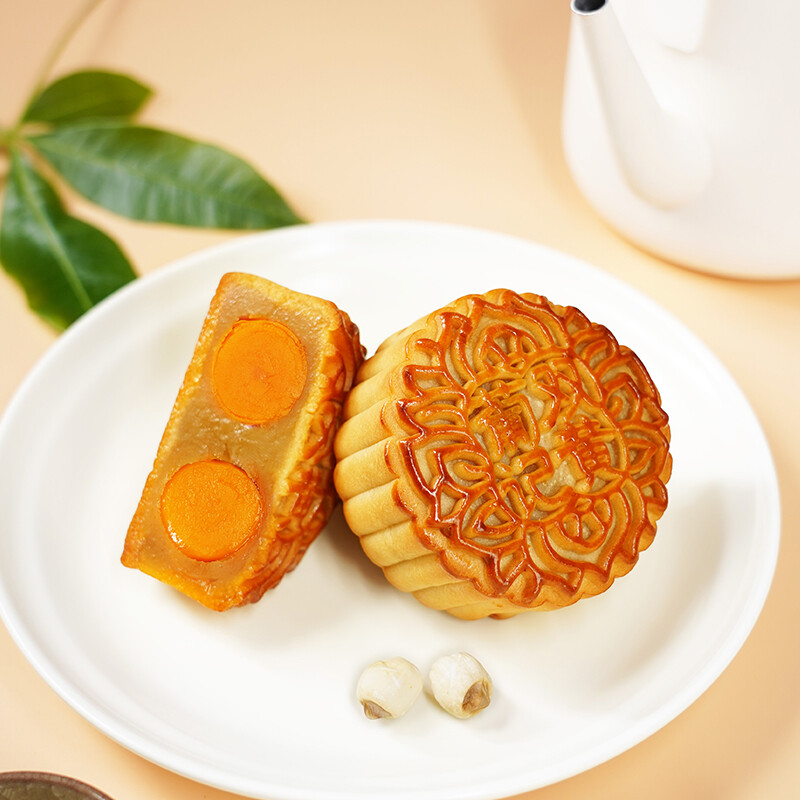 葡記 雙黃白蓮蓉廣式月餅 720g 禮盒裝包裝禮盒產(chǎn)品包裝創(chuàng)意設(shè)計(jì)欣賞(圖3)