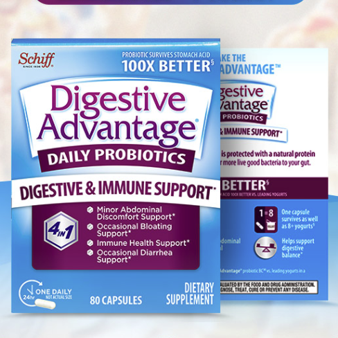 Schiff 旭福 每日益生菌膠囊 80粒保健產(chǎn)品包裝創(chuàng)意設(shè)計(jì)欣賞(圖3)