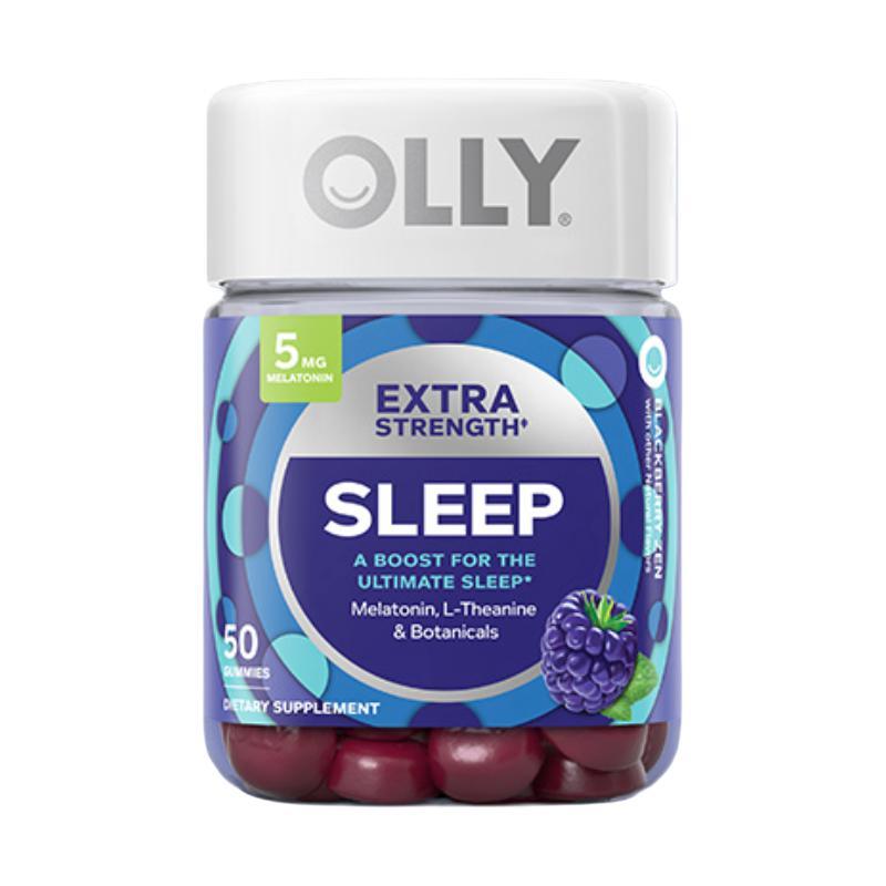 OLLY 好睡糖加強(qiáng)版 黑莓薄荷味 50粒保健產(chǎn)品包裝創(chuàng)意設(shè)計(jì)欣賞(圖2)