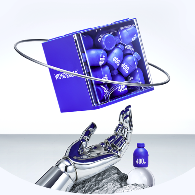 wonderlab 益生菌固體飲料 2g*40瓶保健產(chǎn)品包裝創(chuàng)意設(shè)計欣賞(圖2)