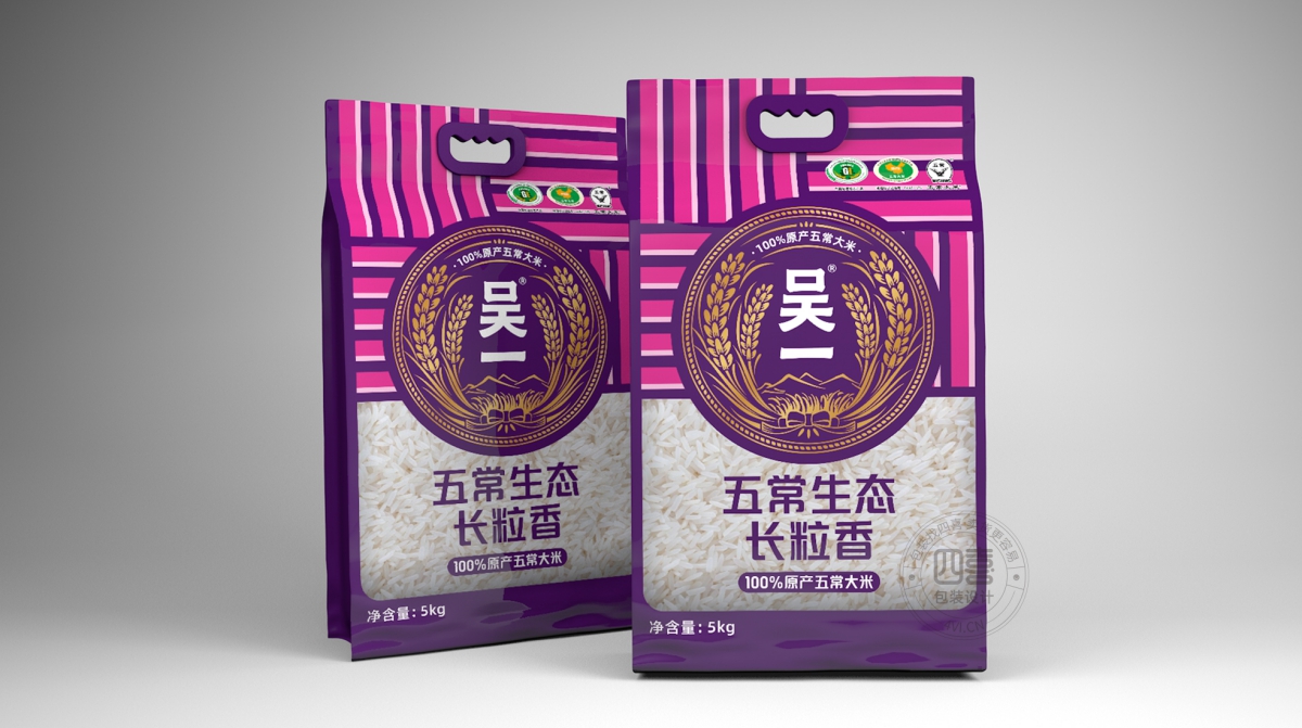 大米包裝袋如何設(shè)計更具差異化(圖1) 大米包裝袋如何設(shè)計更具差異化(圖1)