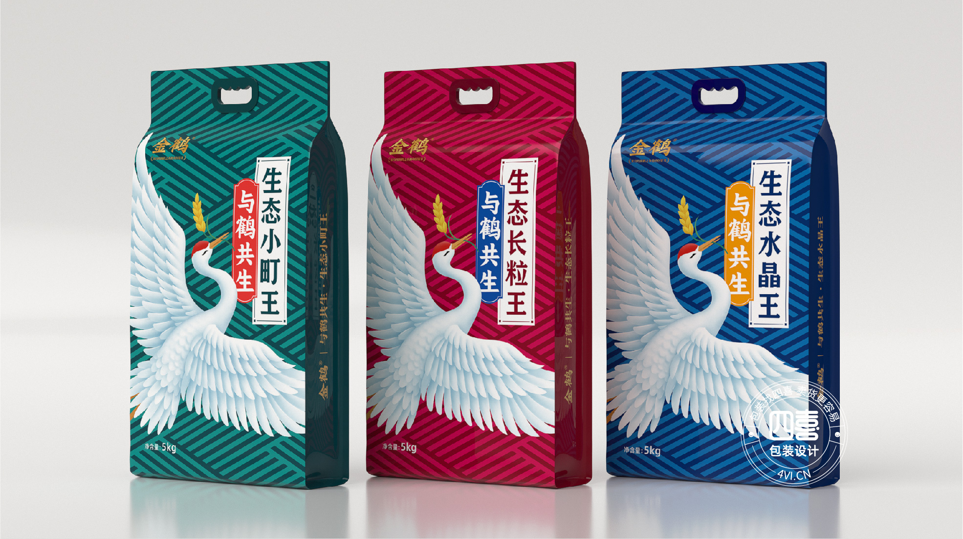 大米系列產(chǎn)品包裝設計這樣做(圖1)