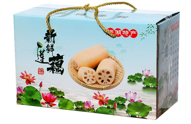 特色食品蓮藕禮盒包裝設(shè)計(jì)這樣做(圖1)