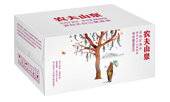 天然礦泉水外包裝箱如何設(shè)計(圖1)