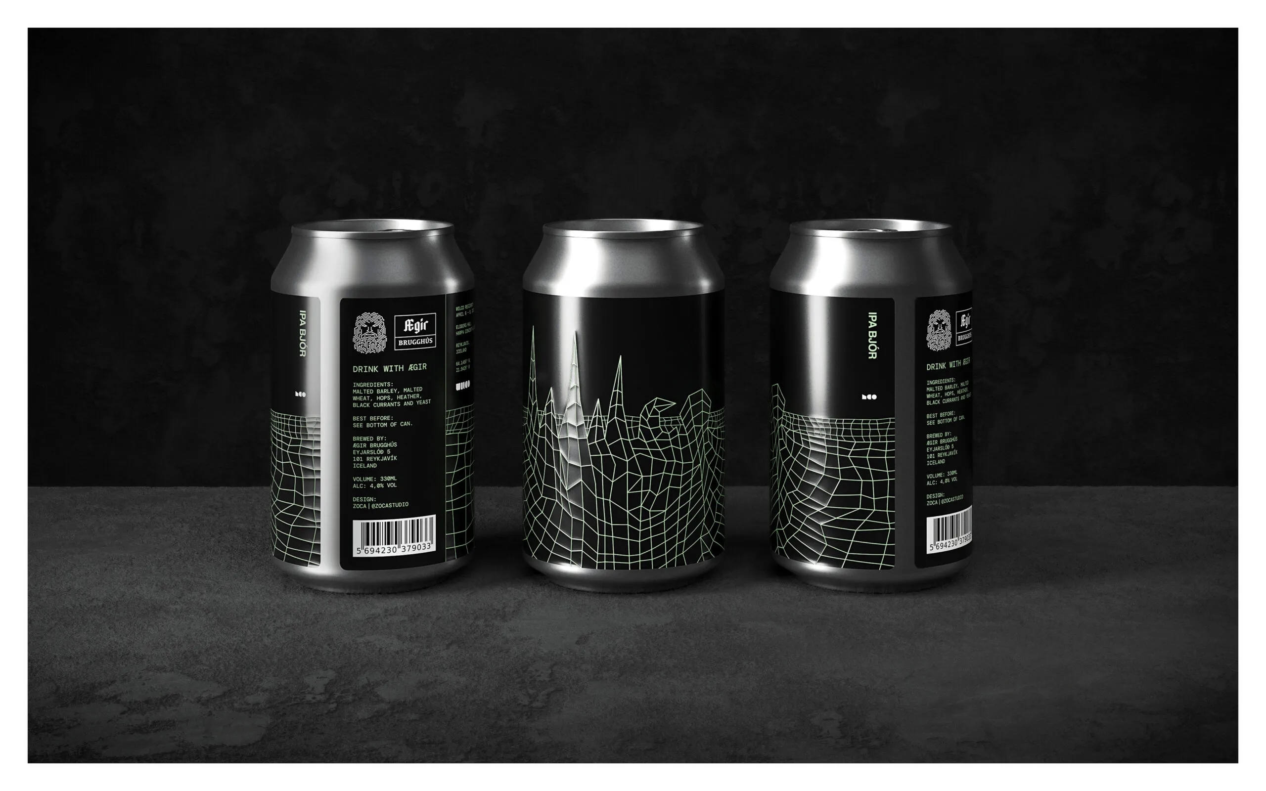 冰島灌裝啤酒包裝設(shè)計作品欣賞(圖1)