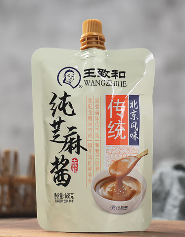 袋裝純芝麻醬包裝設(shè)計(jì)欣賞(圖1) 袋裝純芝麻醬包裝設(shè)計(jì)欣賞(圖1)