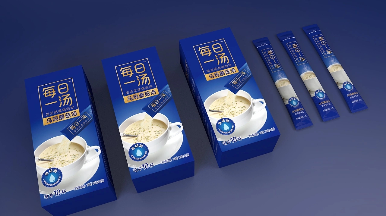 方便美味的速食湯包裝設(shè)計(jì)欣賞(圖1) 方便美味的速食湯包裝設(shè)計(jì)欣賞(圖1)