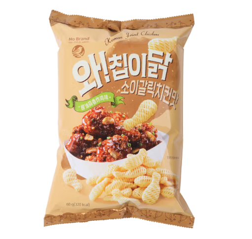 醬油蒜香炸雞味小吃食品包裝如何設(shè)計(jì)(圖1)