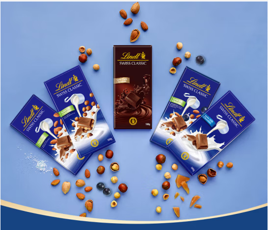 瑞士進(jìn)口牛奶巧克力包裝設(shè)計(jì)欣賞(圖1)