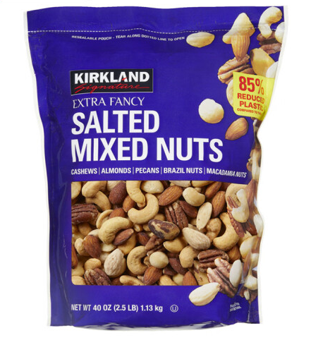 鹽焗咸味混合堅(jiān)果包裝設(shè)計(jì)欣賞(圖1)