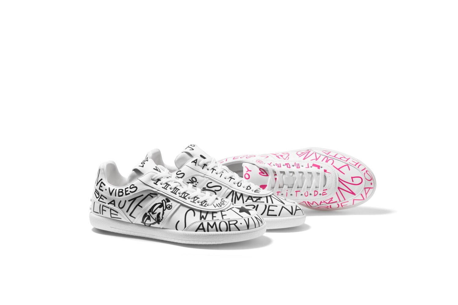 受“街頭藝術(shù)”啟發(fā)的涂鴉系列(圖2)