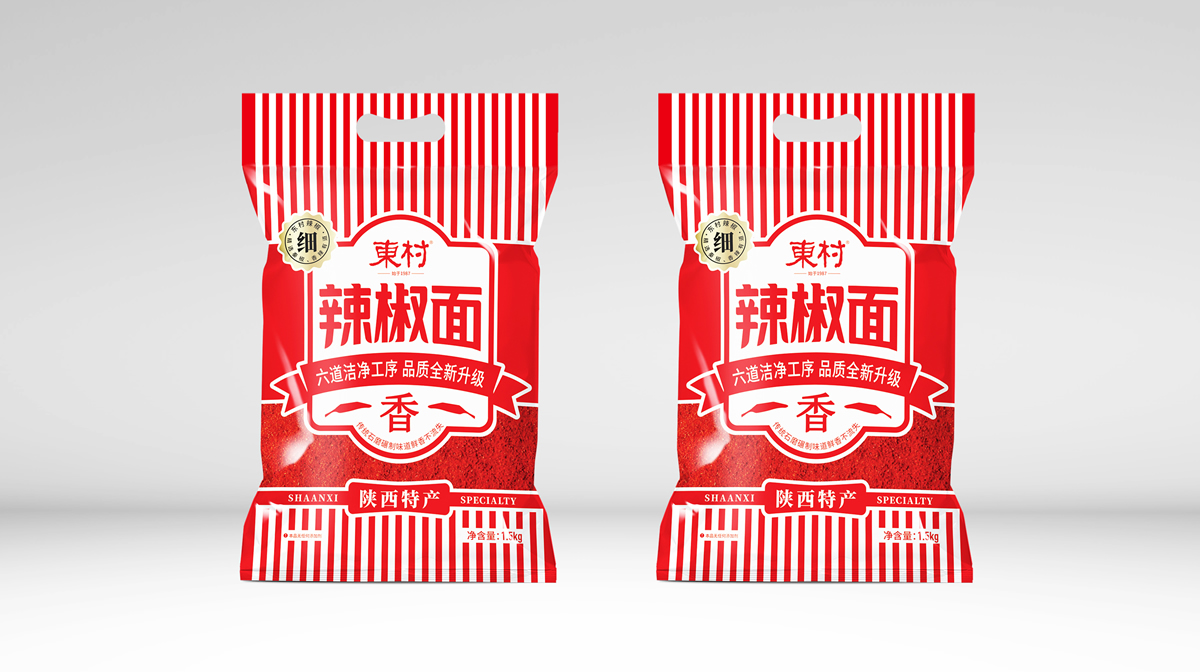 陜西東村辣椒粉辣椒面包裝設(shè)計(jì)(圖6)
