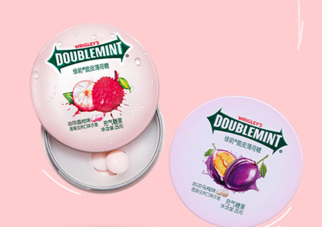 DOUBLEMINT綠箭品牌logo與食品包裝設(shè)計欣賞(圖4)