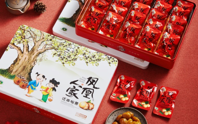 鳳凰人家品牌logo與食品包裝設(shè)計(jì)欣賞(圖2)