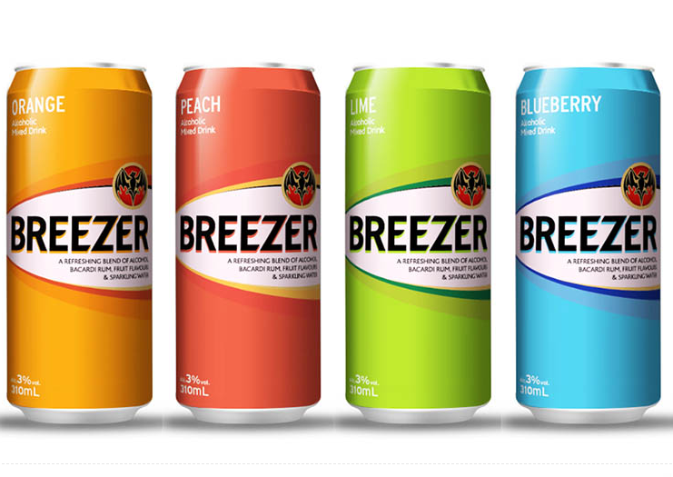 Breezer冰銳品牌logo與食品包裝設(shè)計欣賞(圖3)