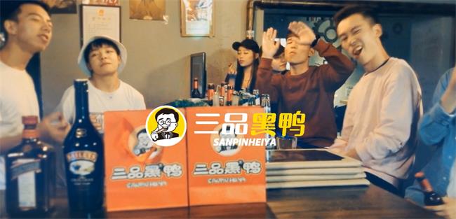 三品黑鴨鴨脖 三品黑鴨品牌logo與食品包裝設(shè)計(jì)欣賞(圖2)