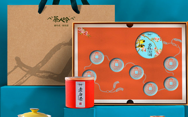 茶人嶺食品包裝設計欣賞(圖2)