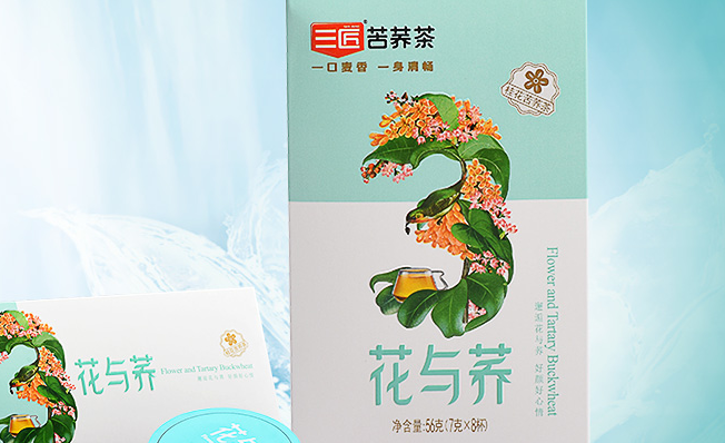 三匠苦蕎茶 三匠食品包裝設(shè)計欣賞(圖2)